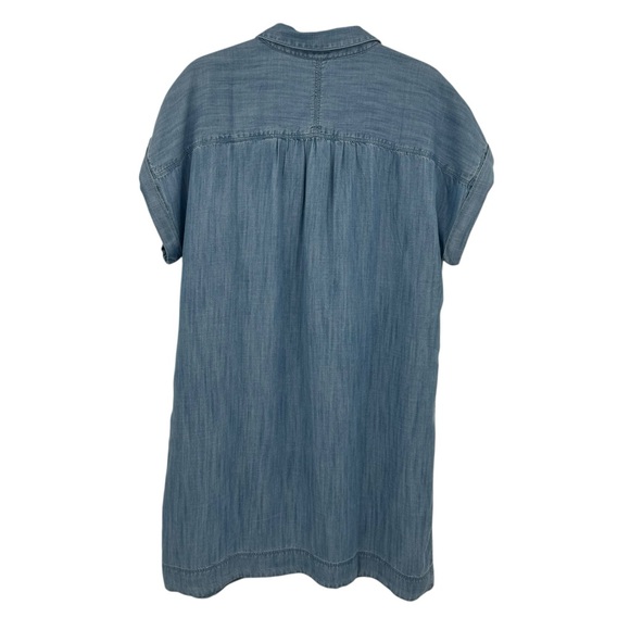 Vineyard Vines Margo Chambray Shirt Dress Blue Mirage XL - Picture 5 of 8